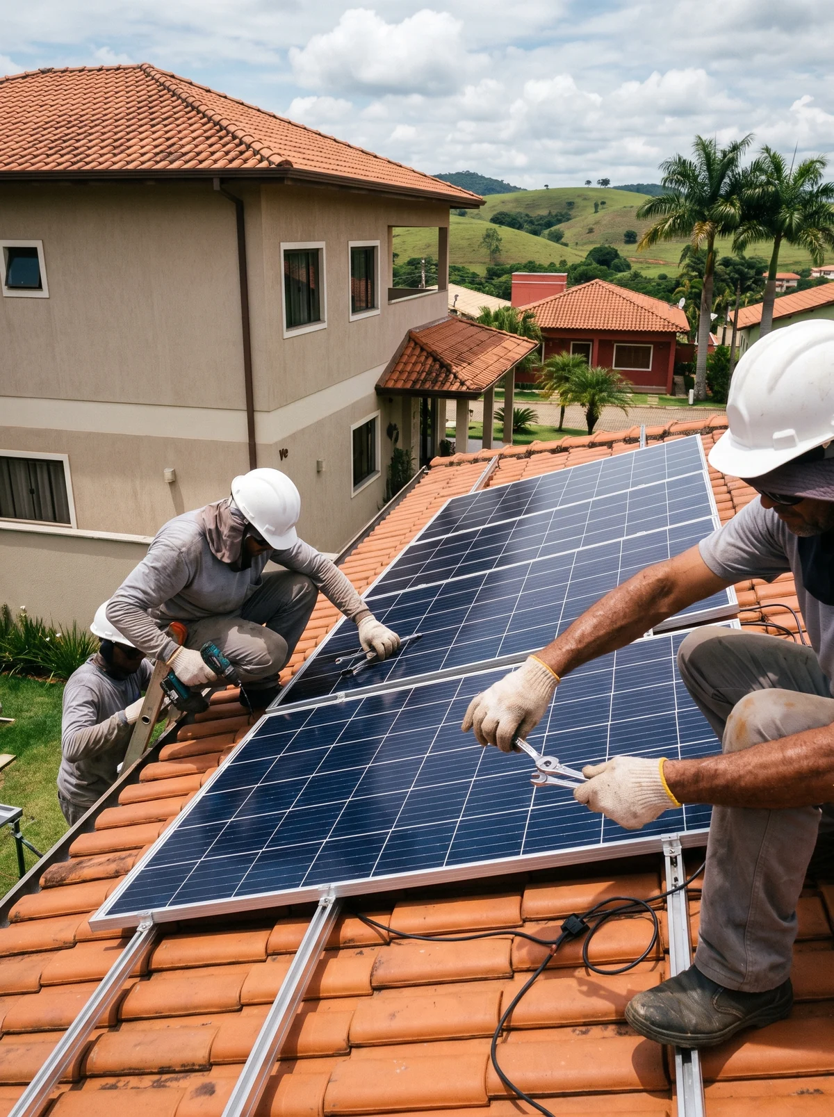 Sistema solar residencial